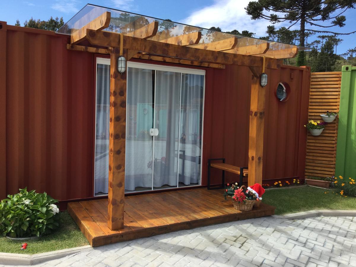 Villa Dos Ventos Hospedagem Container Bom Jardim da Serra Buitenkant foto