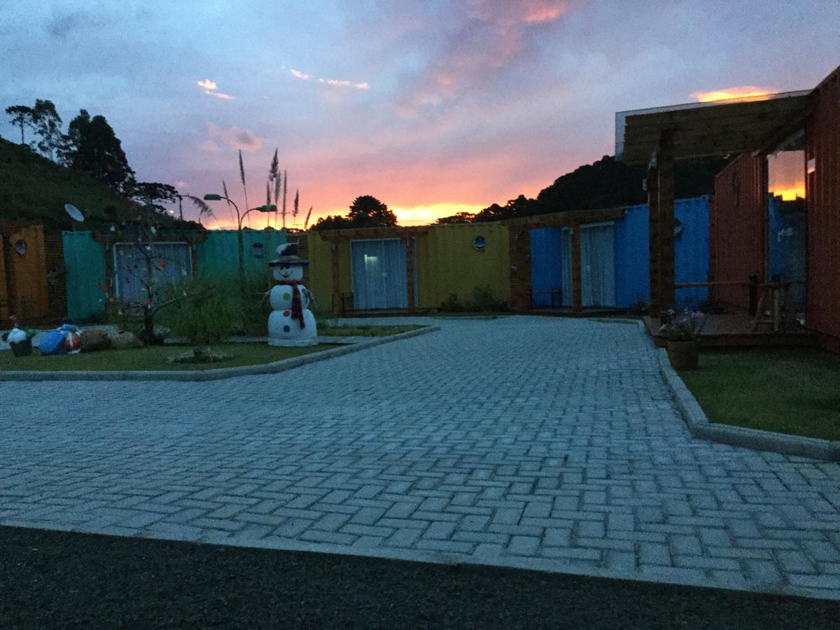 Villa Dos Ventos Hospedagem Container Bom Jardim da Serra Buitenkant foto