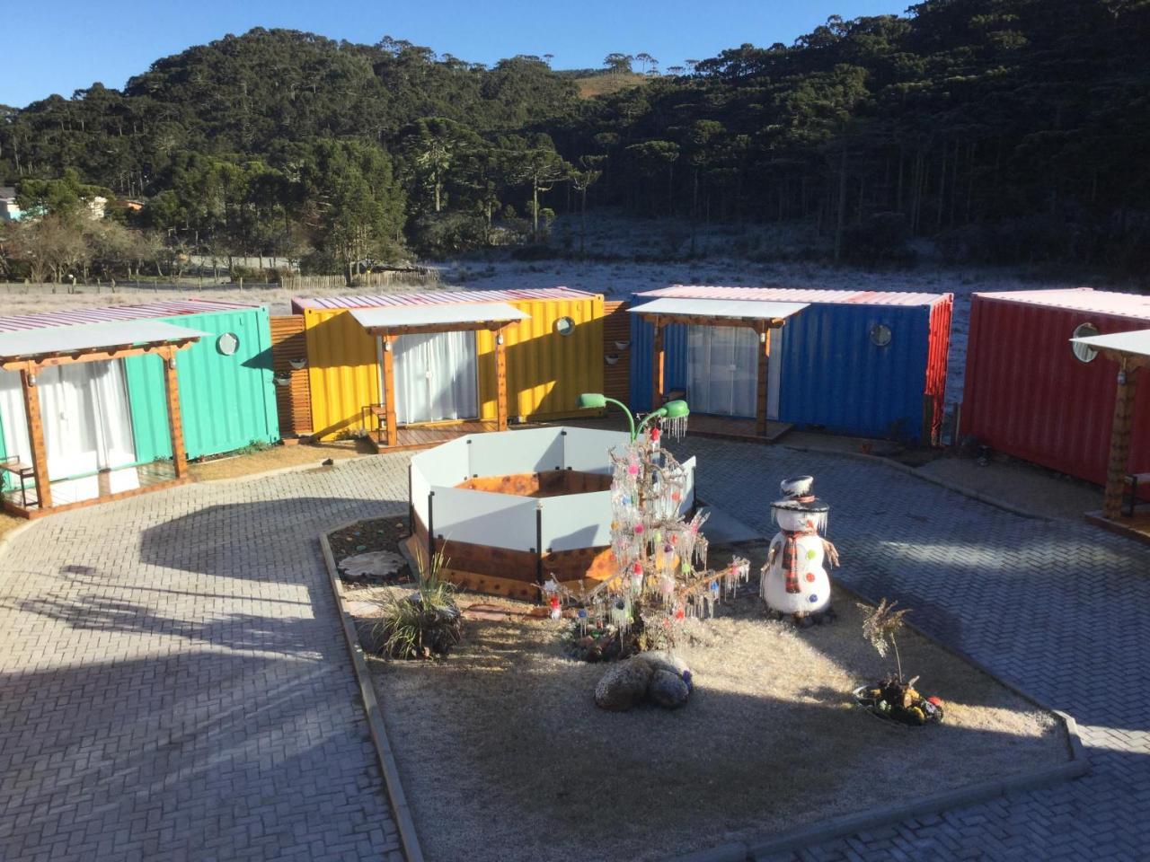 Villa Dos Ventos Hospedagem Container Bom Jardim da Serra Buitenkant foto